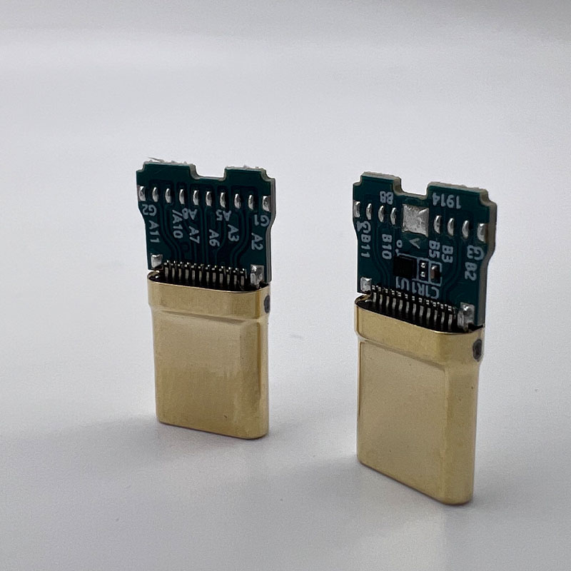 TYPE-C公头 24Pin U4短体6层板3.1对绞240W